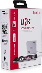 Imation i30802 32 GB iOS LINK Portable Data Storage for iPhone and iPod Touch - Picture 1 of 6