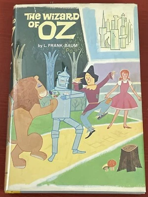 VTG 1950s The Wizard of Oz Junior Deluxe Edition w/RARE DUST JACKET L Frank Baum Foto 1 de 4