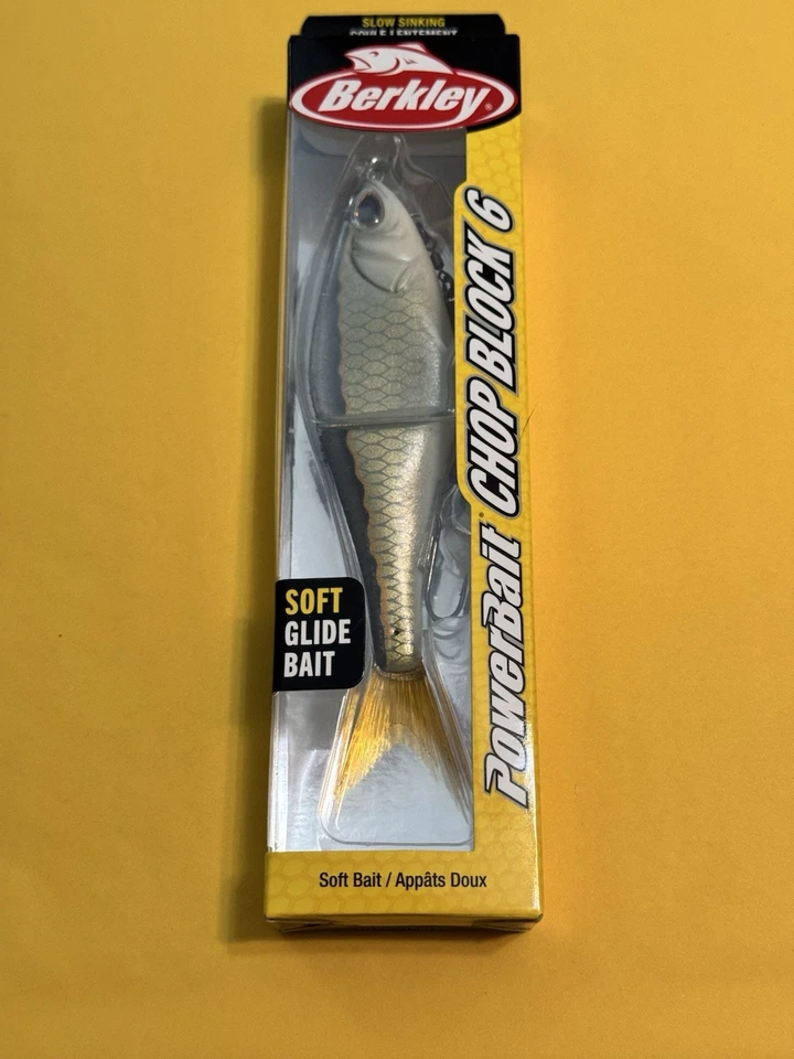 Berkley Powerbait Chop Block 6 fregadero lento 6” 1 oz brillo dorado Foto 1 de 4