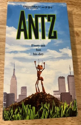 Antz VHS 1999  Former Blockbuster Dreamworks 84177 - Image 1 of 4