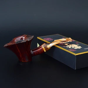 Bruyère Pfeife Freehand Unikat Holz Bruyère Pfeife Handwerk Handarbeit selten smoking pipe - Bild 1 von 9