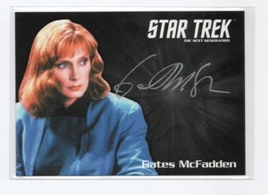 Star Trek TNG Portfolio Prints Series 2 Autograph Gates McFadden as Dr. Crusher - Picture 1 of 4