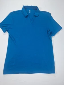 INC Herren kleines blaues (Atlantikküste) kurzärmeliges knopfloses Polo (SS Polo) - Bild 1 von 6