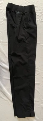 Pantalones Médicos Adar Pro Para Mujer Ajuste A Medida Con Aberturas En La Parte Inferior, Negros Talla Grande Foto 1 de 4