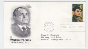 TurtlesTradingPost- Edward G Robinson  #3446- 2000 FDC- Artcraft Variety Cachet - Picture 1 of 1