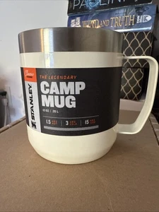 Stanley Stay-Hot Camp Becher 12 Unzen | Press Fit Getränk durch Deckel | Tasse für Kaffee - Bild 1 von 4