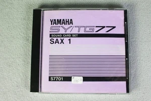 Juego de tarjetas de sonido Yamaha SY/TG77 - SAX 1 - S7701 - Nuevo - Nunca usado - RARO - Imagen 1 de 6