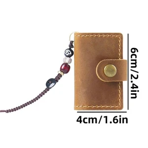 Mini quaderno tascabile in pelle - dimensioni da viaggio ricaricabili, pianificatore carino per album da disegno e - Foto 1 di 20