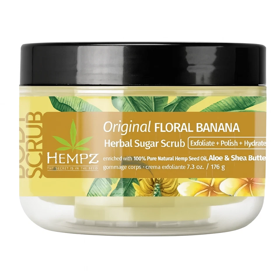 Hempz Floral Banana Sugar Scrub 7.3 oz - 1 Pack - New - Image 1 of 1