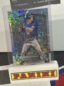 2025 Bowman Charlie Condon Chrome Mini Diamonds Refractor 1st Prospect Rockies - Picture 1 of 2
