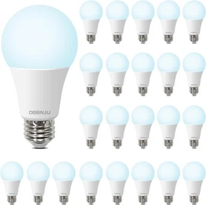LED Light Bulbs, 100 Watt Equivalent Bulbs 24 Pack, 100 Watt-daylight - Picture 1 of 8