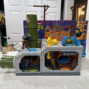 Vintage TMNT Sewer Lair Playset Ninja Turtles & Box 100% Komplett 5685 1988 Selten - Bild 1 von 23