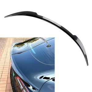 For Tesla Model 3 2017-21 Rear Spoiler Trunk Wings ABS Plastic Carbon Fiber Car - Picture 1 of 6