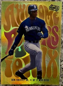 ✨2000 UD IONIX ⚾️✨(Awesome Powers) Ken Griffey Jr🔥#AP1 REFRACTOR⚡️RARE⚡️SP⭐️NM - Picture 1 of 5