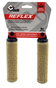 ODI Reflex XL v2.1 Lock-On Grips, Tan/Black - Picture 1 of 12