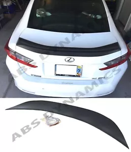 FOR 15-21 LEXUS RC300 RC350 F-SPORT COUPE DUCK BILL REAR TRUNK SPOILER PLASTIC - Picture 1 of 3