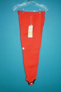 NOS Vtg White Stag BRIGHT Red Stretch Ski Pants W/ Stirrups Sz M Deadstock - Picture 1 of 19