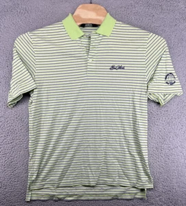 Polo Golf Ralph Lauren Sea Island Verde Rayas Polo Algodón Golf Clásico M - Imagen 1 de 9