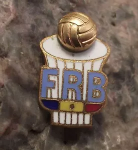 Rumänischer Rumänien Basketballverband Verband FRB 3D Ball Mitglieder Pin Abzeichen - Bild 1 von 4