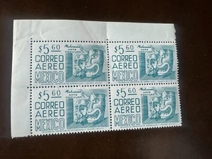 Mexico Stamps Guerrero $5.60 Correo Aereo Block of 4 - Picture 1 of 1