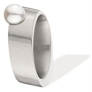 XEN Schmuck 011504G54 Ring Edelstahl mit  Zuchtperle   - Bild 1 von 1