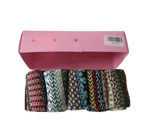 5 Pairs FYC Socks Winter Warm Thick Colorful Soft Wool Women's Shoe Size 5 - 9 - Picture 1 of 8