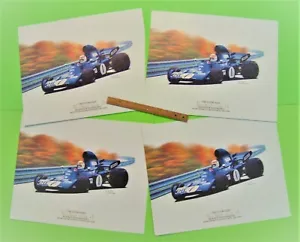 Lote/4 1972 JACKIE STEWART TYRRELL-FORD WATKINS GLEN GRAN PREMIO IMPRESIÓN ARTÍSTICA Verde - Imagen 1 de 9