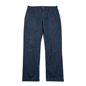 UNTUCKit Straight Fit St Clair Chino Pants Navy Blue Mens 30x30 - Picture 1 of 6