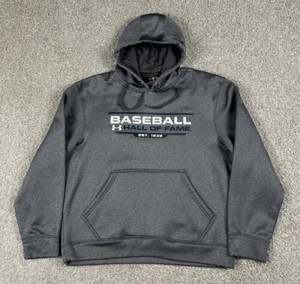 Under Armour Storm Hoodie Herren Small grau Pullover Baseball Hall of Fame MLB - Bild 1 von 11