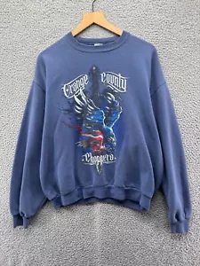 Orange County Choppers Sweatshirt Mens Large Blue - Picture 1 of 7