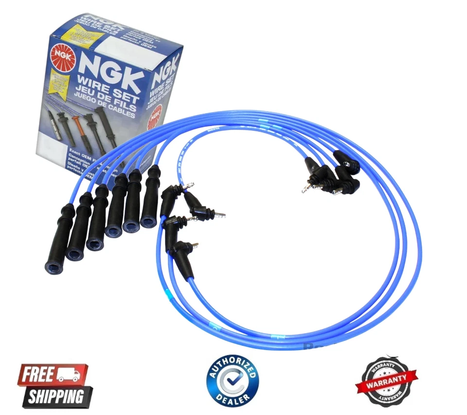 4416 NGK Set of 6 Spark Plug Wires for Truck 4 Runner Toyota Pickup 4Runner T100 - Image 1 of 1