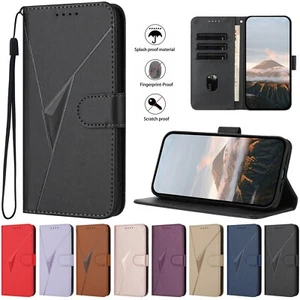 custodia per iPhone 16 15 pro max 14 13 12 11 portafoglio magnetico flip cover pelle pu - Foto 1 di 97