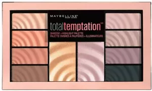 MAYBELLINE Total Temptation Eyeshadow & Highlight Palette 12g - NEW Sealed - Picture 1 of 4