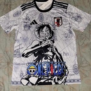 Japan Soccer Jersey Special One Piece Luffy Anime Concept Edition S,M,L,XL,XXL - Picture 1 of 8