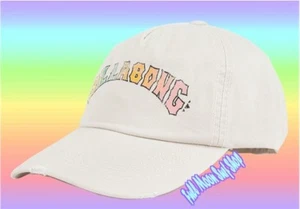 New BILLABONG Retro Logo Tan Dad Hat Cap - Picture 1 of 3