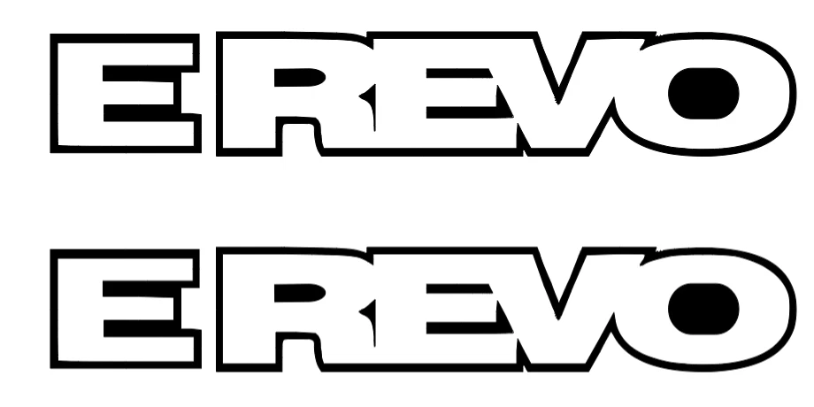 E-REVO   DIE-CUT   Decal   Sticker   (  2  PCS   )  Offroad  RC Truck NEW - Image 1 of 1