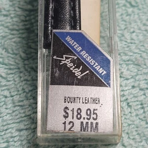 Speidel Bounty Leather Band 12 MM, New Old Stock, Refund On All Shipn Overs - Picture 1 of 10