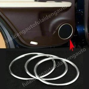 For Lexus RX350 RX450H 2016-2021 Matte Inner Door Horn Speaker Cover Trim Rings - Picture 1 of 6