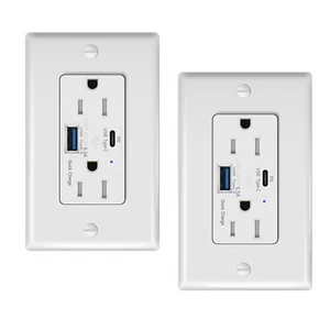 Confezione da 2 prese GaN Power Delivery USB C per laptop Android iPhone 15A TR spine - Foto 1 di 13