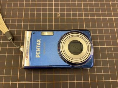 PENTAX Optio M60 Bule,5x,2.5in,10MP Excellent fromJAPAN Pentax USED - Image 1 of 4
