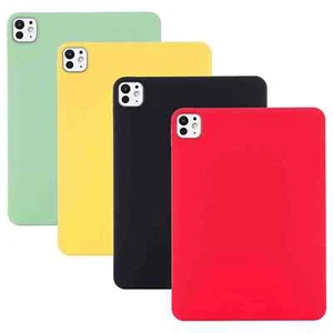 For Apple iPad Pro 13 2024, Soft Liquid Silicone Skin Touch Feel Case Cover - Picture 1 of 5