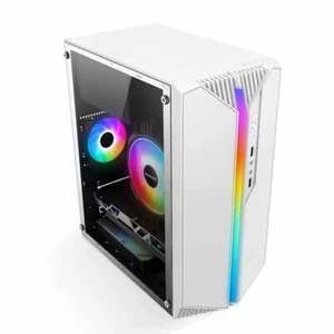 Transparent Computer Case PC Tower With RGB Atmosphere Lamp For M-ATX/ITX - Photo 1/10
