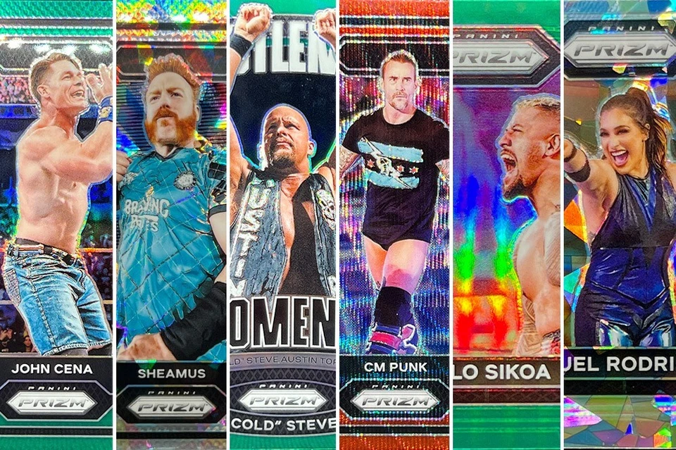 2024 Panini Prizm WWE Pick Your Wrestler Parallels - Ice, Green, Teal, Ruby Wave - Image 1 of 1