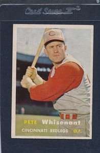 1957 Topps #373 Pete Whisenant Reds EX 57T373-111215-2