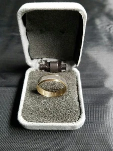 Stainless Steel Frosted Rings (Unisex) (Size 6) - Picture 1 of 1