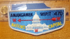 OA AMANGAMEK WIPIT Lodge 470 issue S2a, National Capital Area Council, DC (mg) - Picture 1 of 2