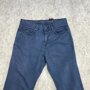 Zara Jeans Damen Größe 30 Dunkelblau Denim Slim Straight Fit Medium Rise Stretch - Bild 1 von 12