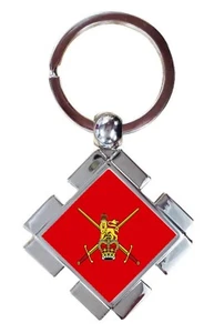 British Army Military Luxury Jigsaw Shaped Metal Keyring And Gift Box - Foto 1 di 4