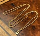 Vintage 18K 750 Yellow Gold VINTAGE UNO A ERRE ITALY WOVEN CHAIN 20" NECKLACE