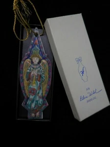 Edna Hibel Fine Porcelain Annuals "Siena" Ornament with COA - Picture 1 of 8
